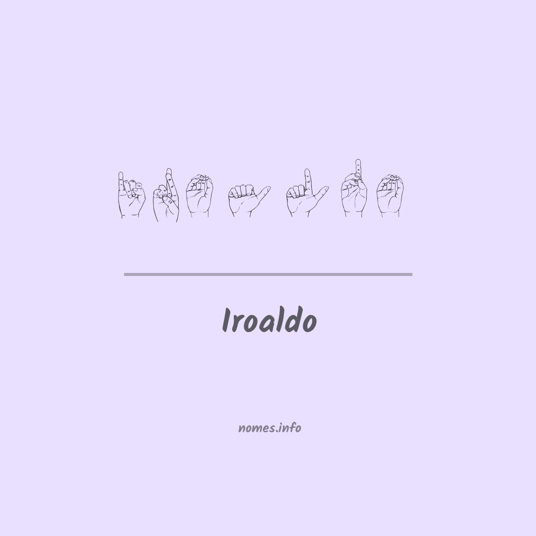 Iroaldo em Libras