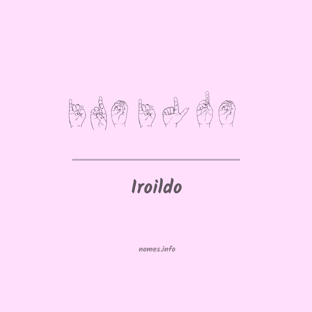Iroildo em Libras