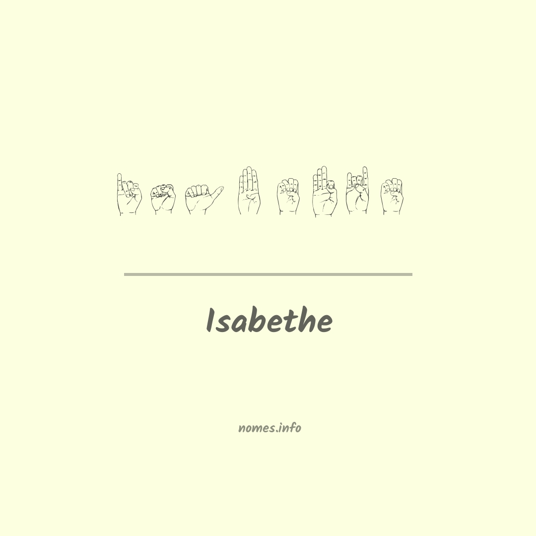 Isabethe em Libras