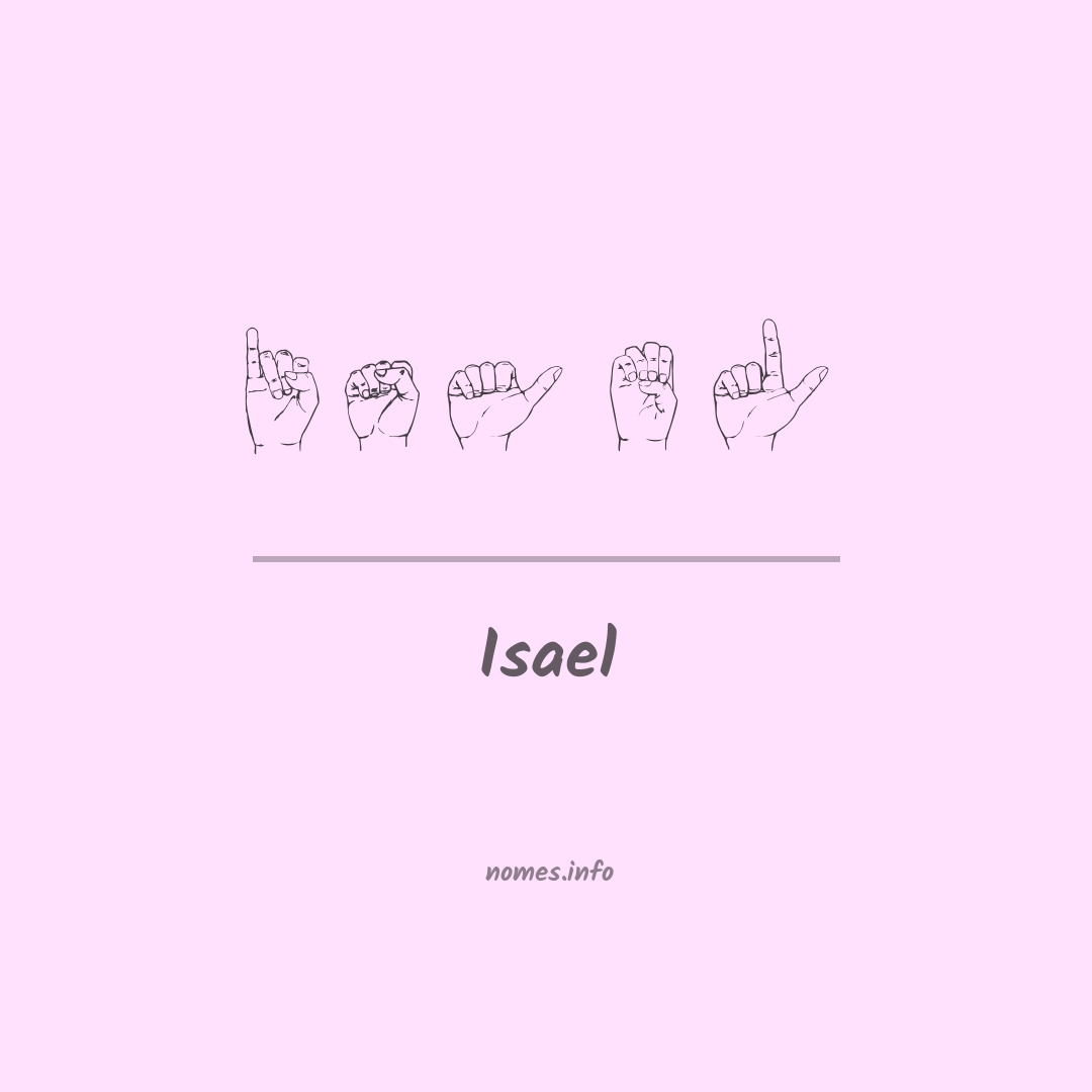 Isael em Libras Isael em Libras