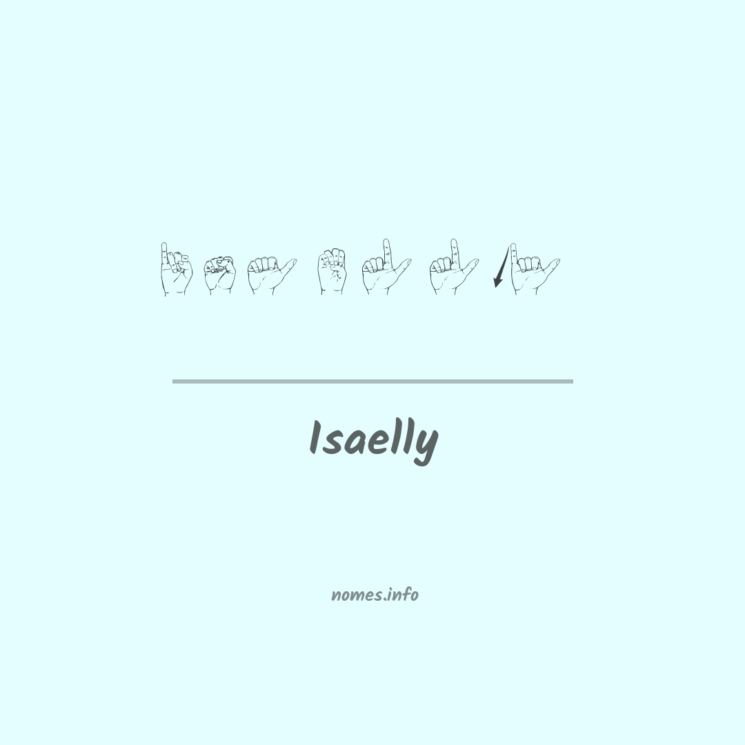 Isaelly em Libras