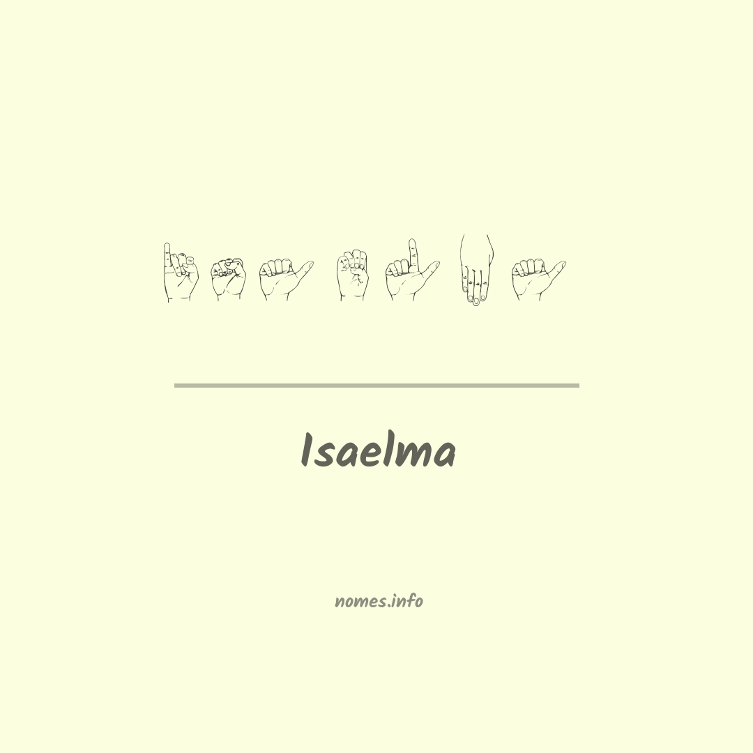 Isaelma em Libras