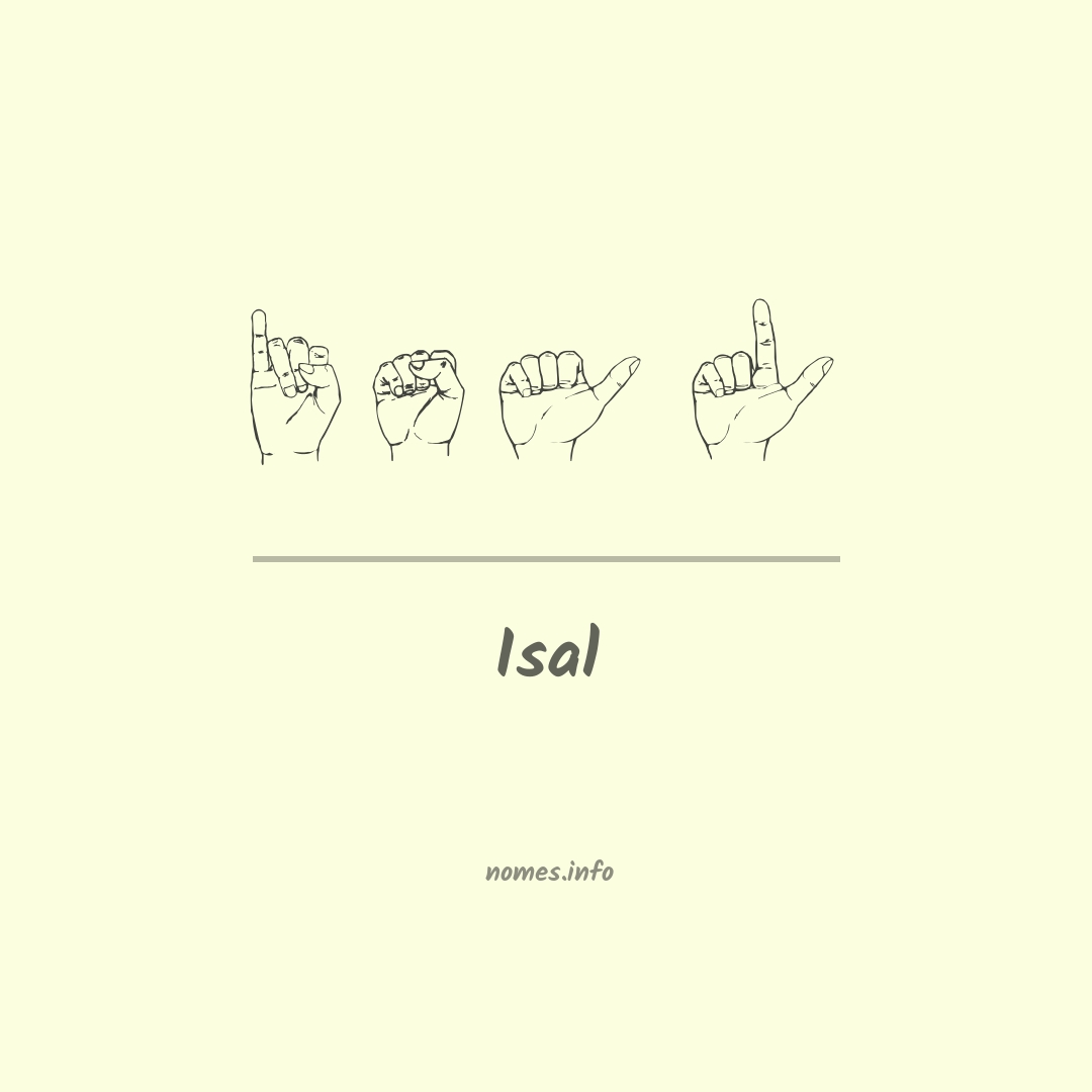 Isal em Libras Isal em Libras