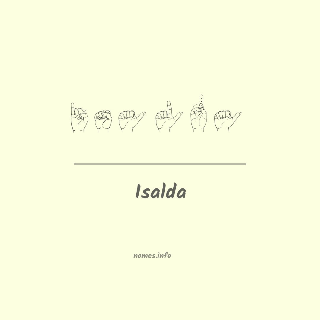 Isalda em Libras