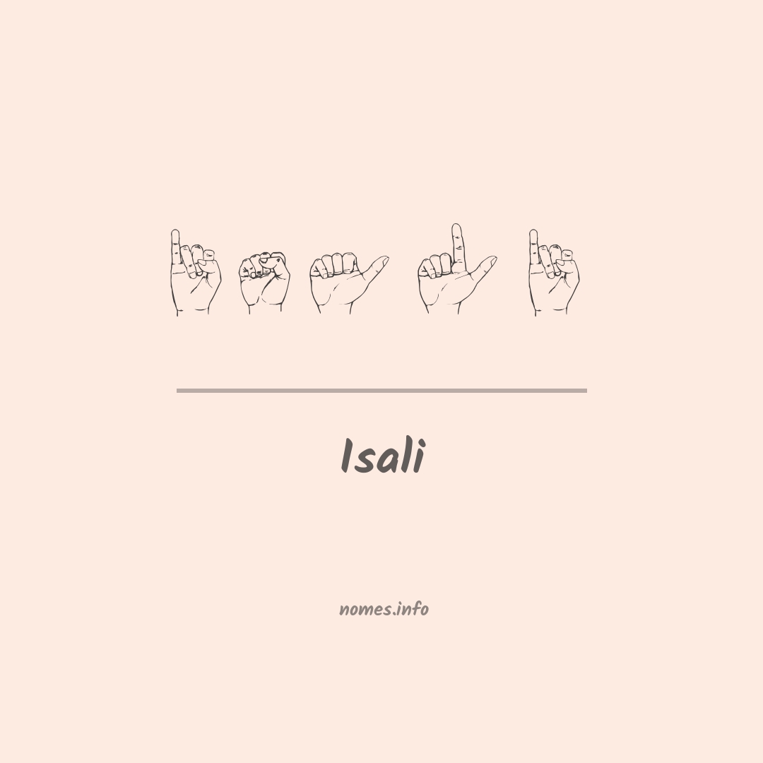 Isali em Libras