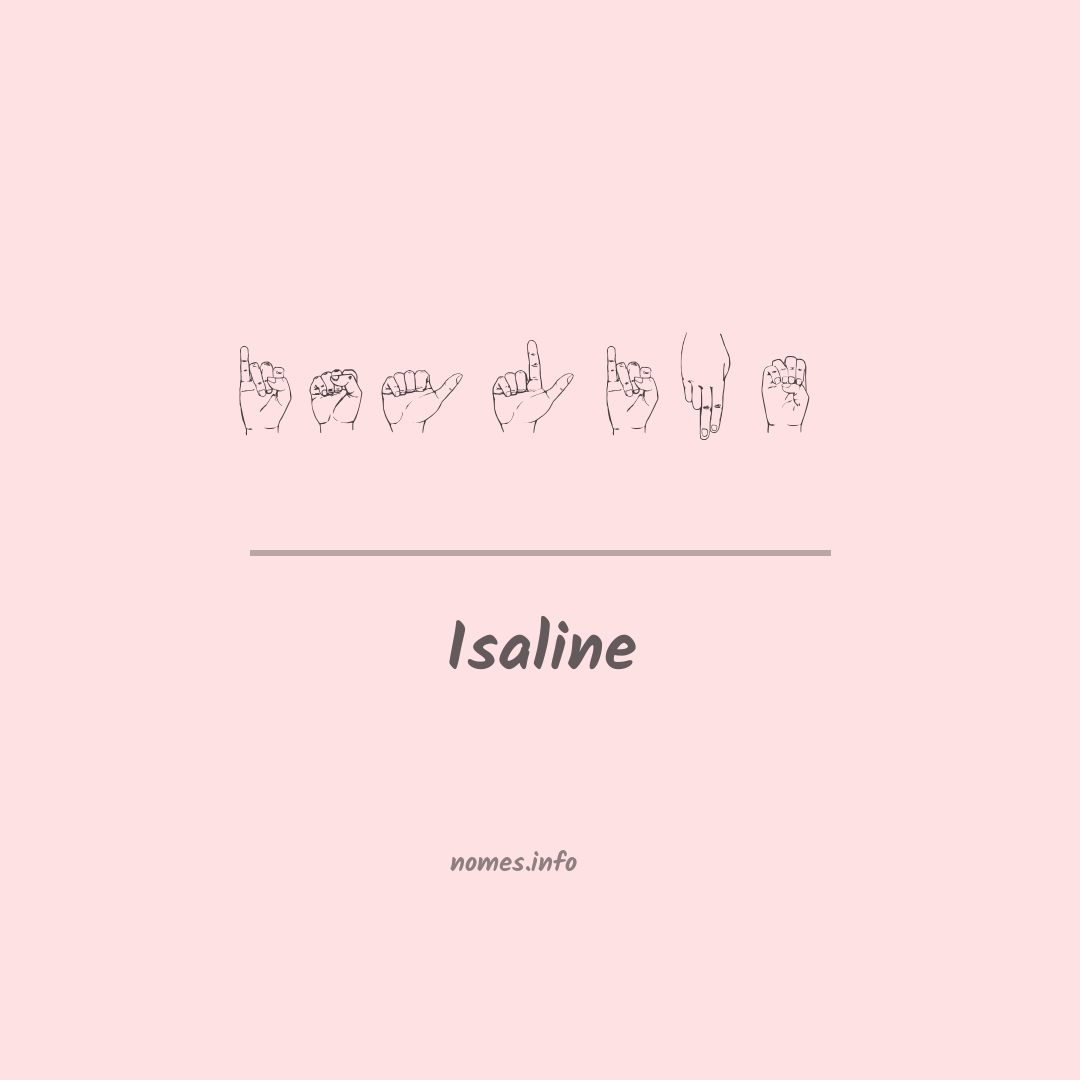Isaline em Libras