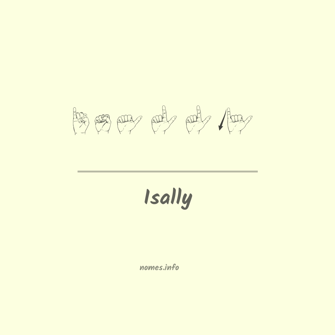 Isally em Libras