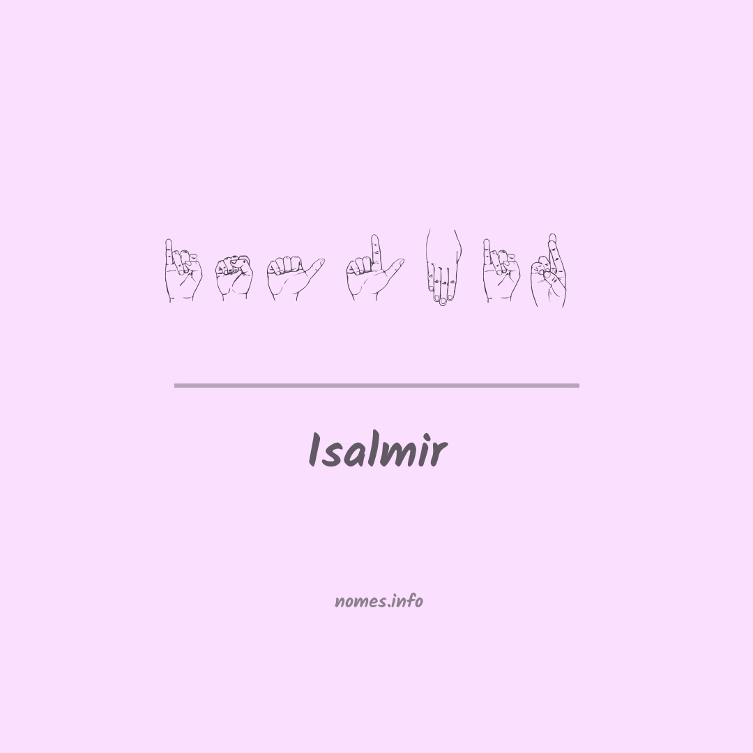 Isalmir em Libras