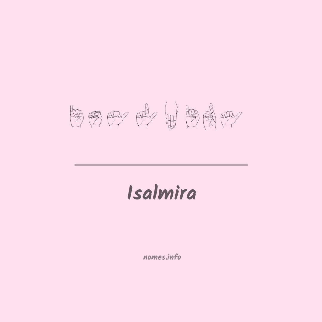 Isalmira em Libras