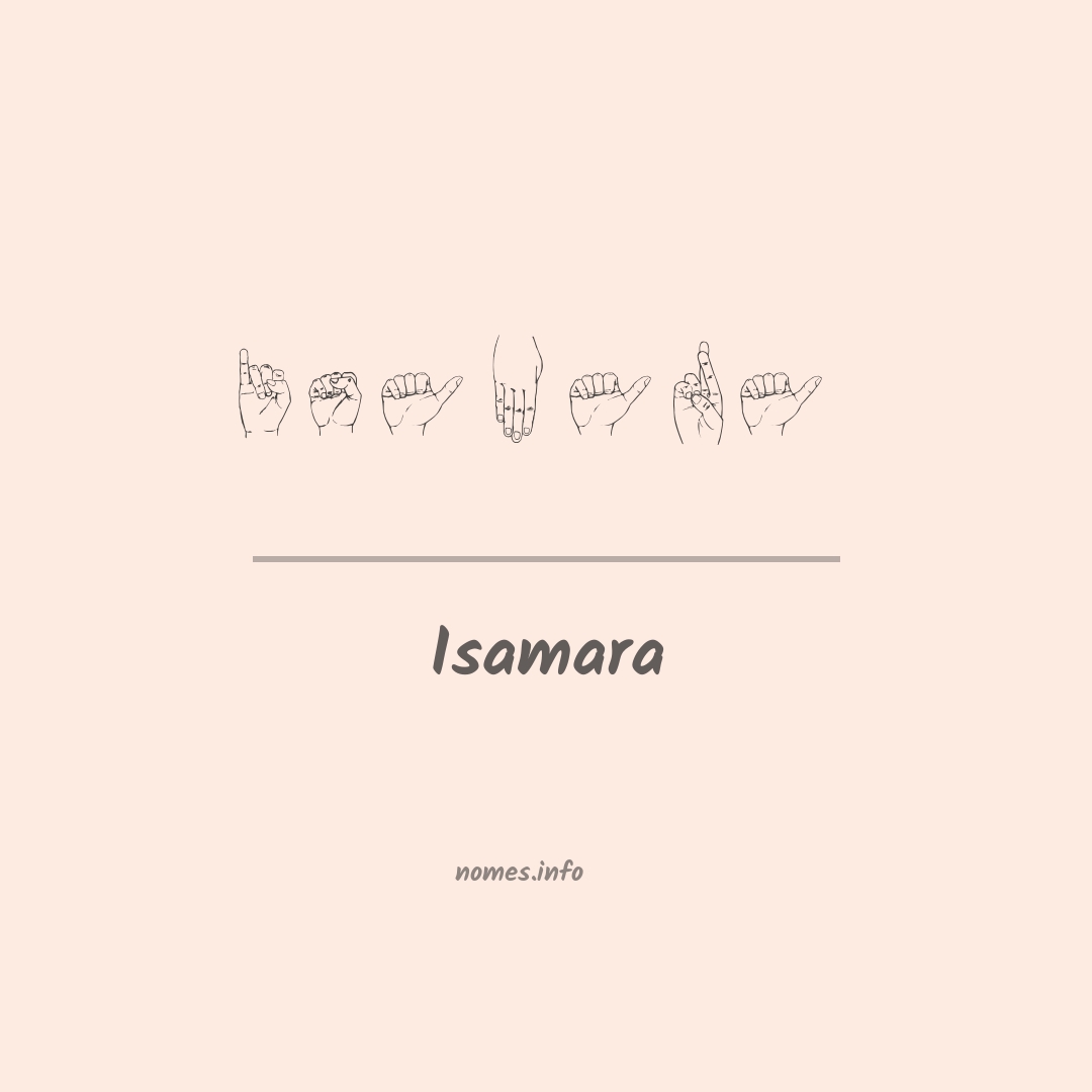 Isamara em Libras