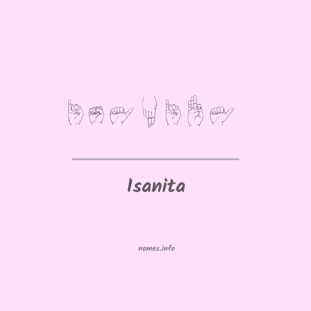 Isanita em Libras