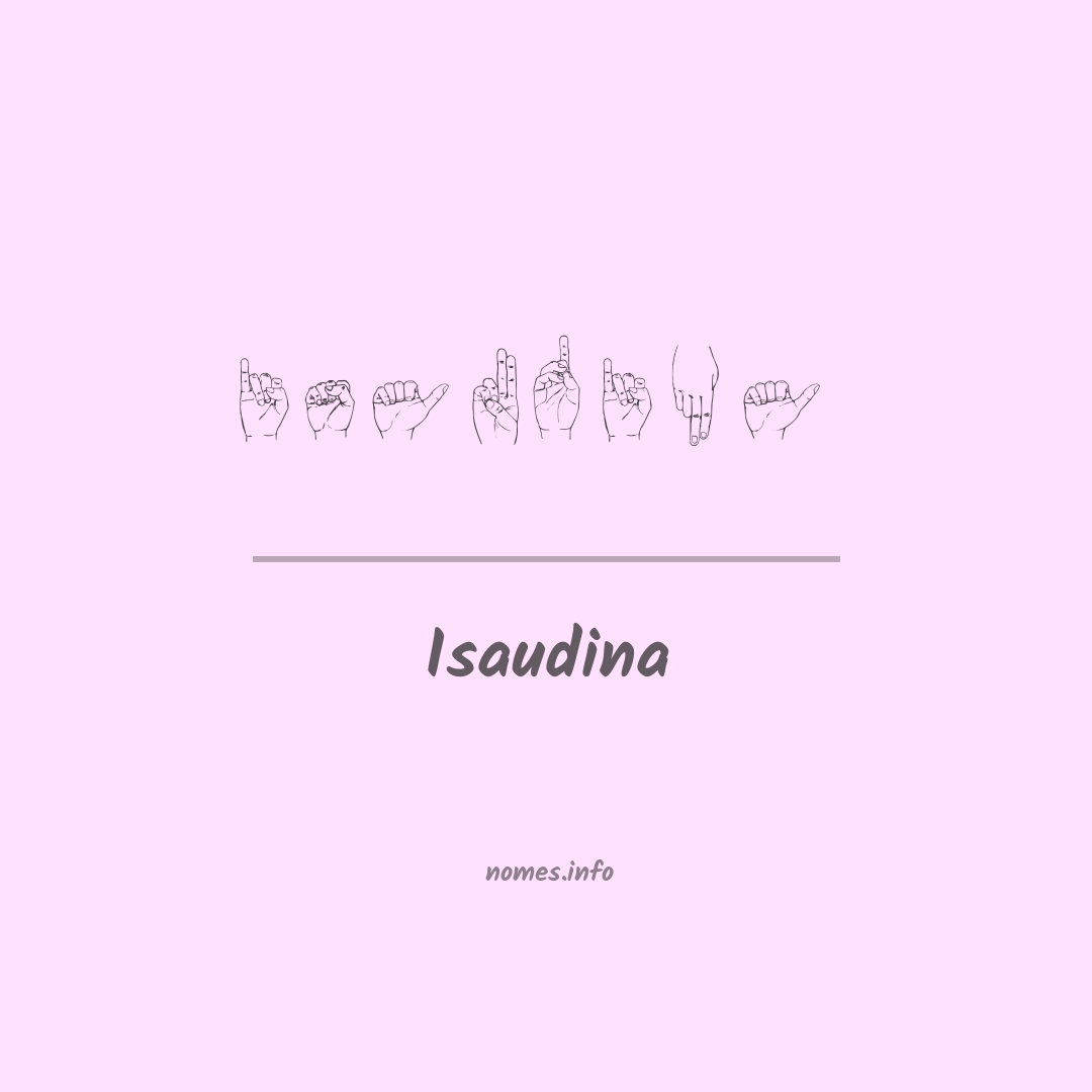 Isaudina em Libras