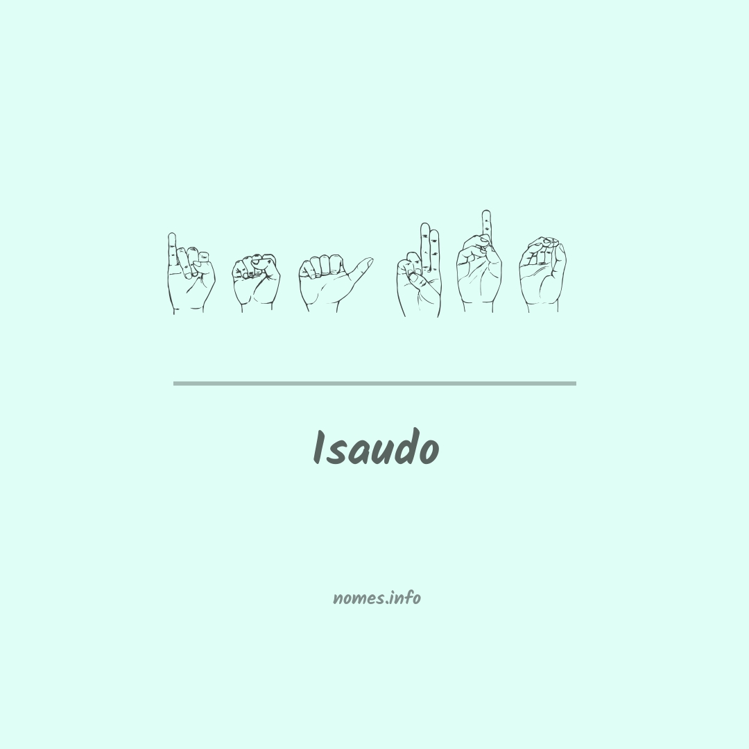 Isaudo em Libras