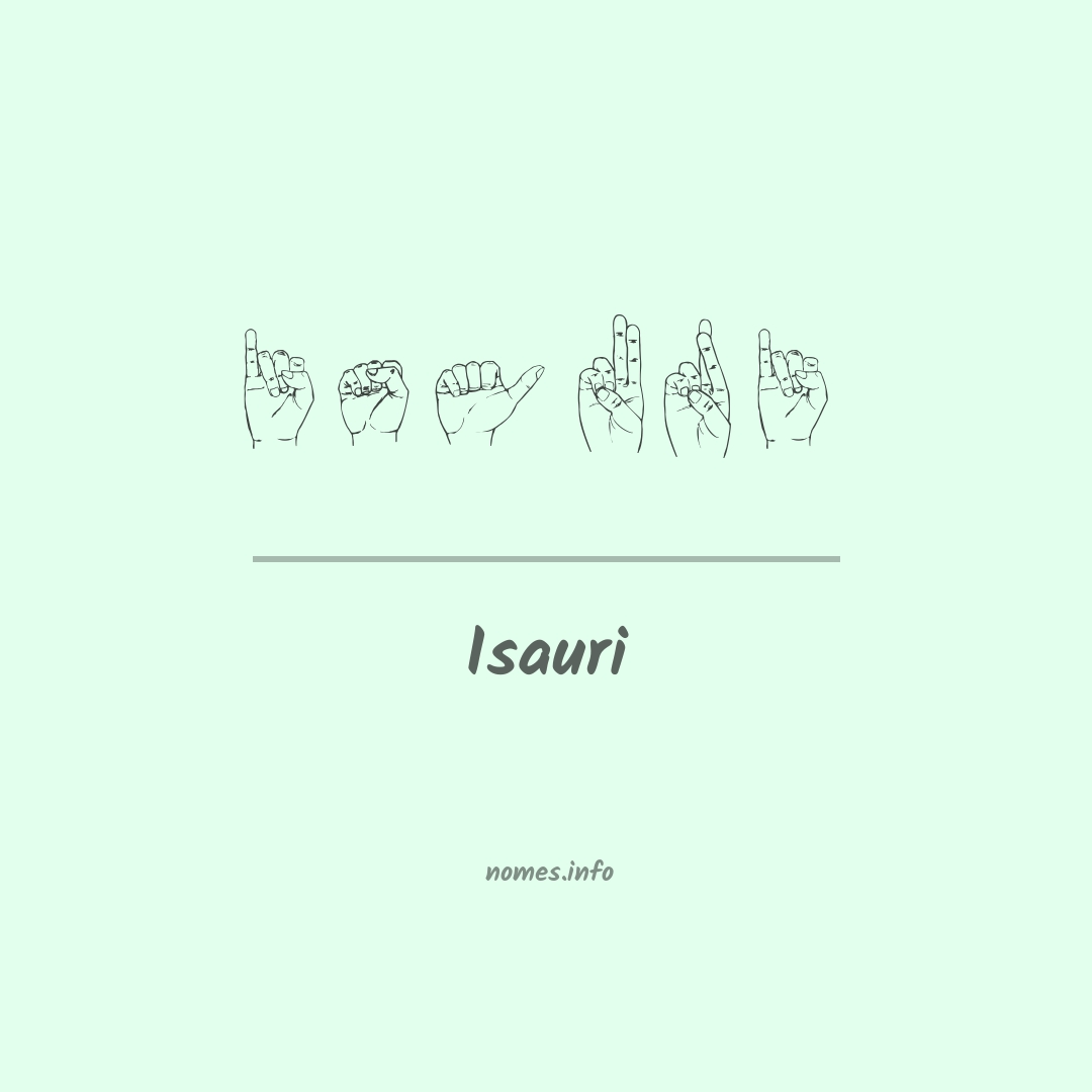 Isauri em Libras