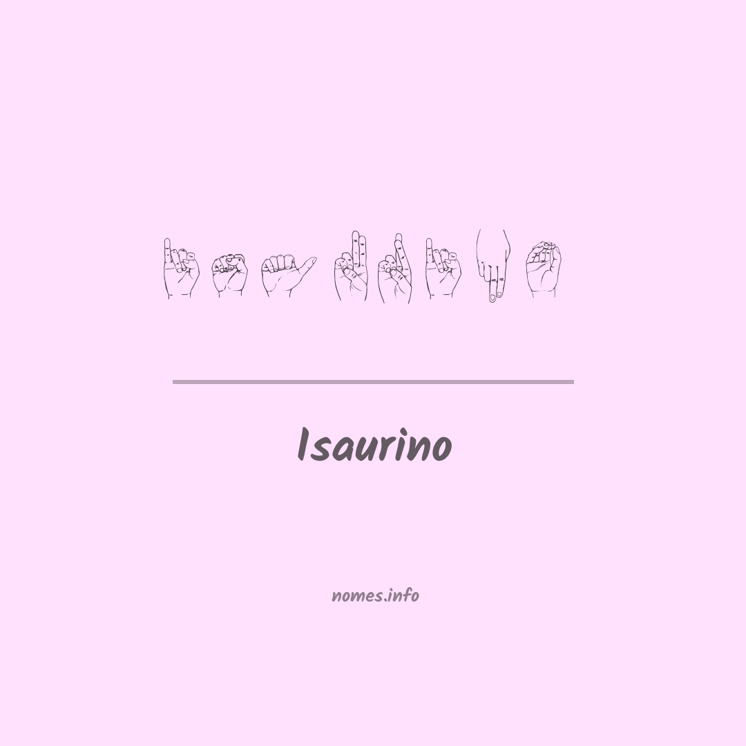 Isaurino em Libras