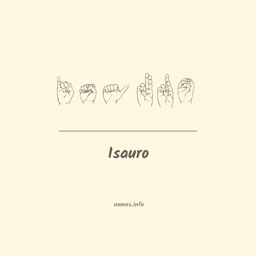 Isauro em Libras
