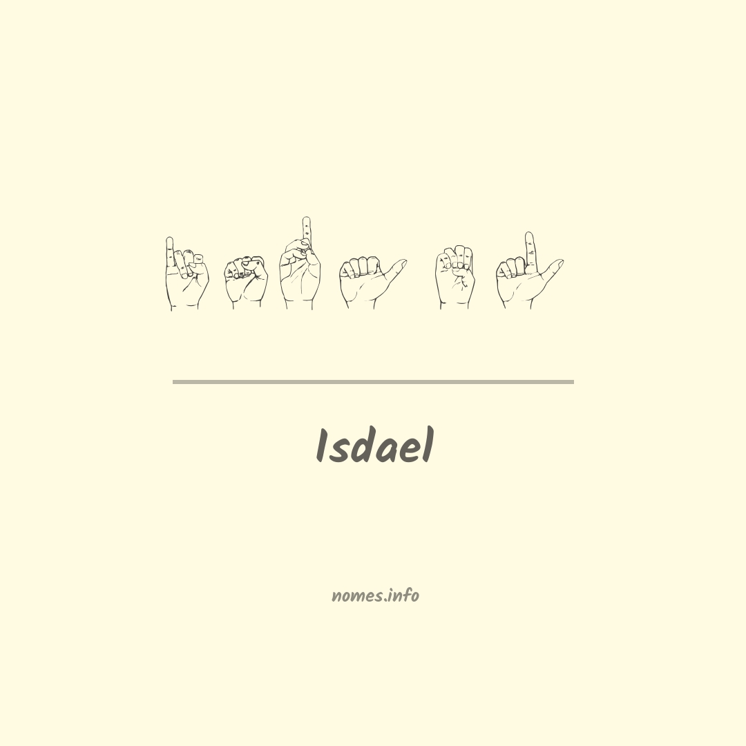 Isdael em Libras