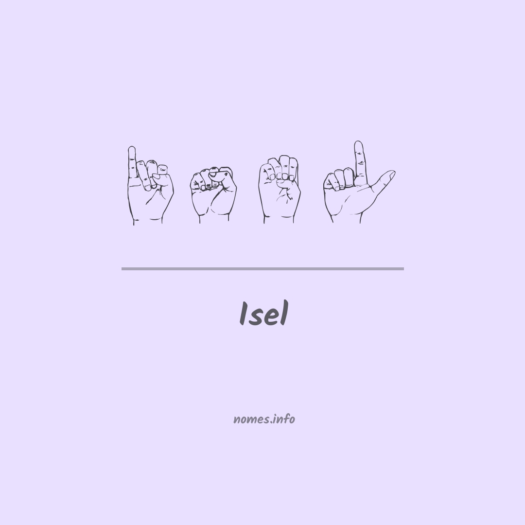 Isel em Libras Isel em Libras