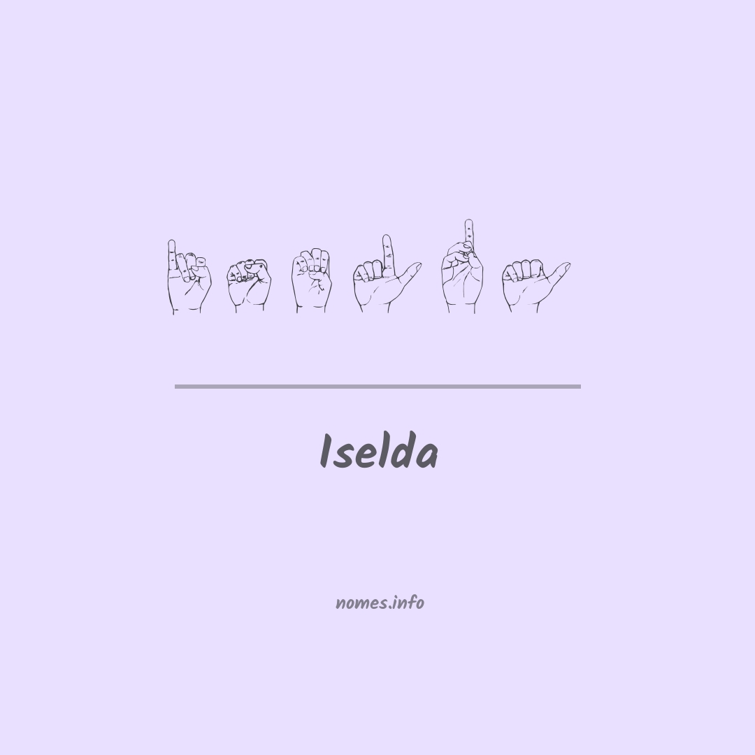 Iselda em Libras