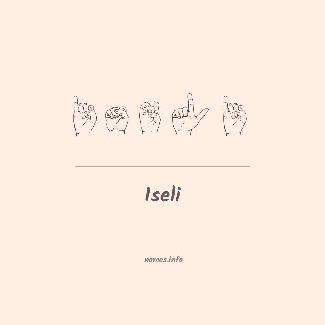 Iseli em Libras