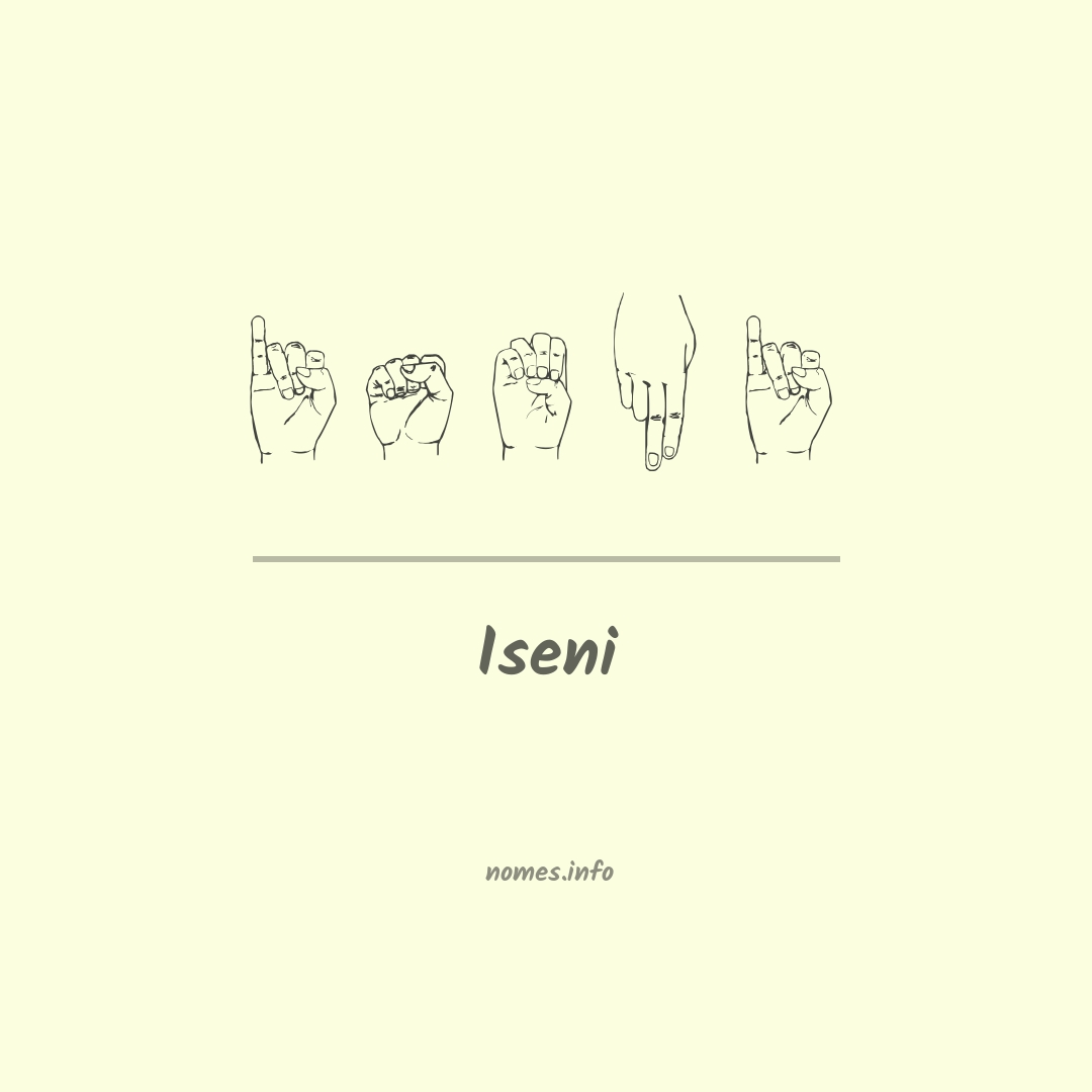 Iseni em Libras