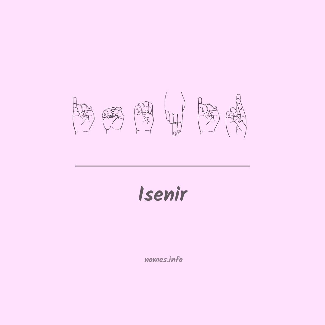 Isenir em Libras