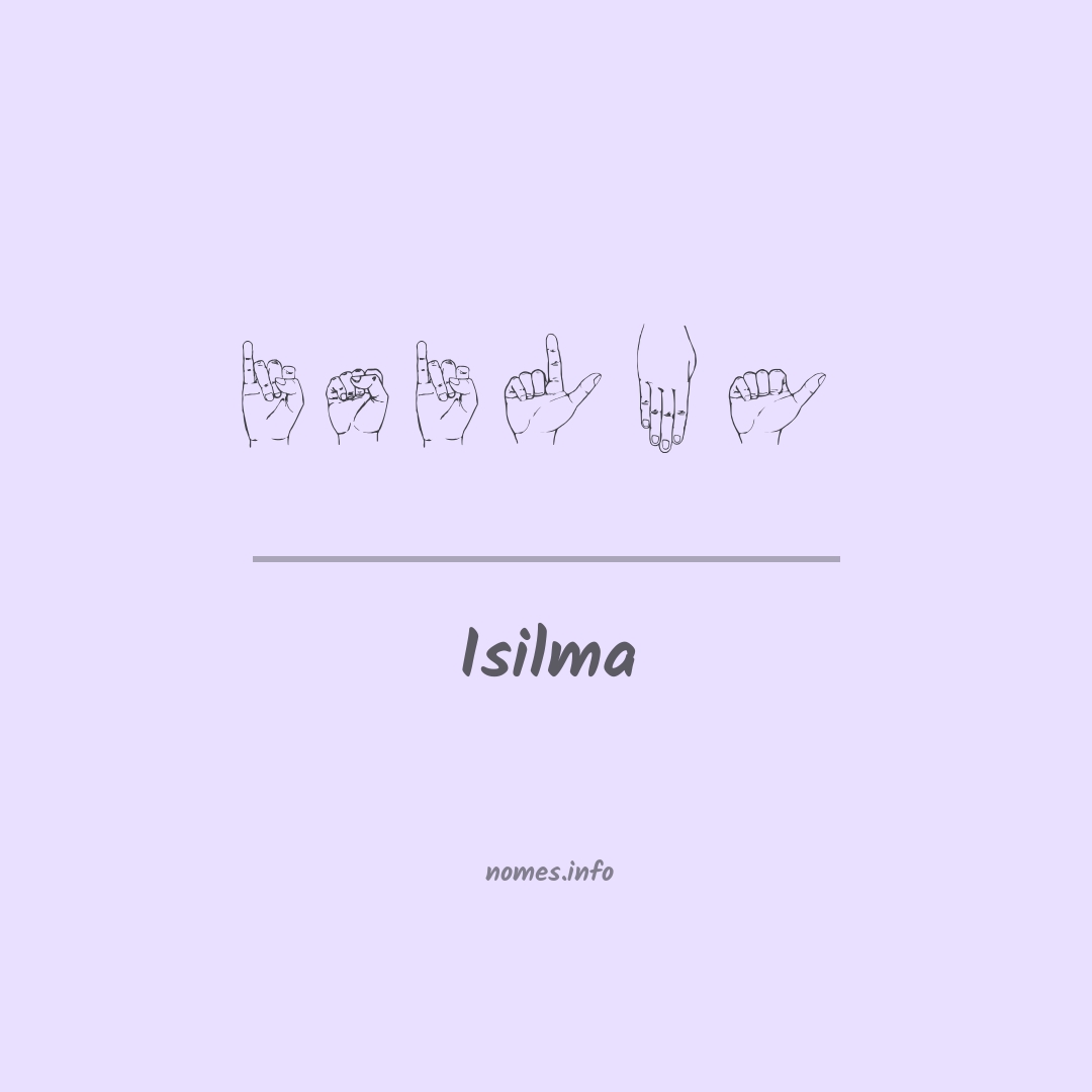 Isilma em Libras