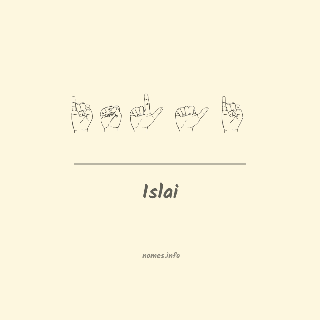 Islai em Libras