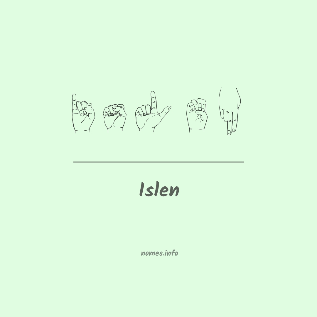Islen em Libras