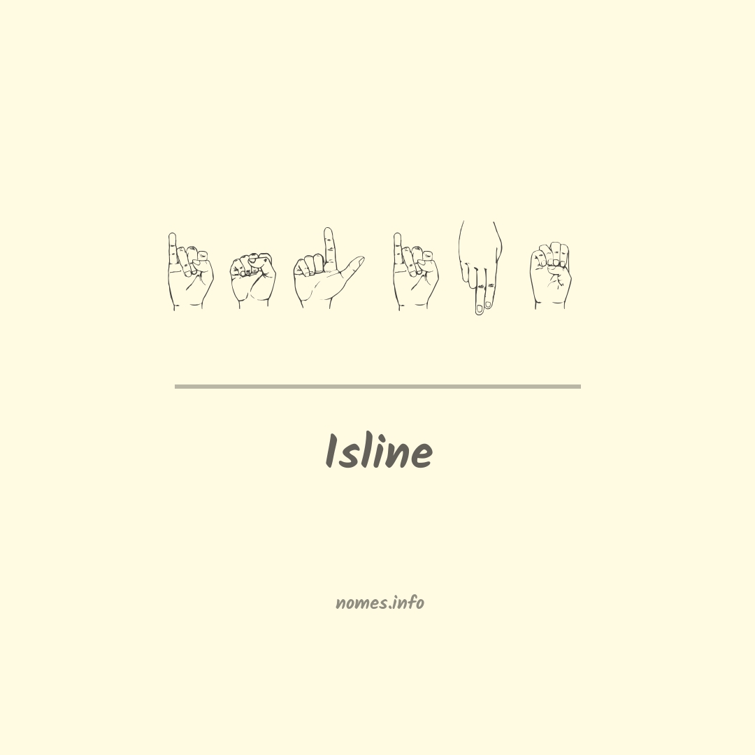 Isline em Libras