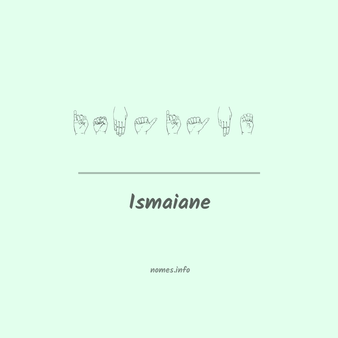 Ismaiane em Libras