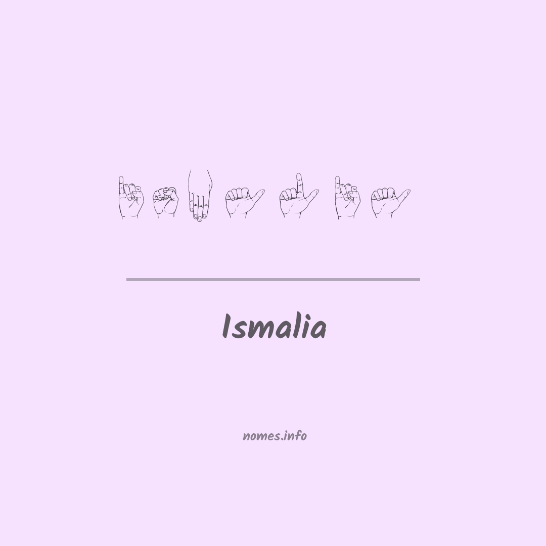 Ismalia em Libras
