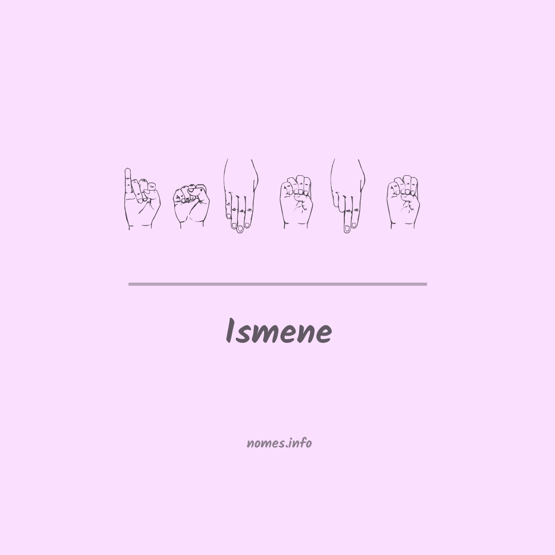 Ismene em Libras