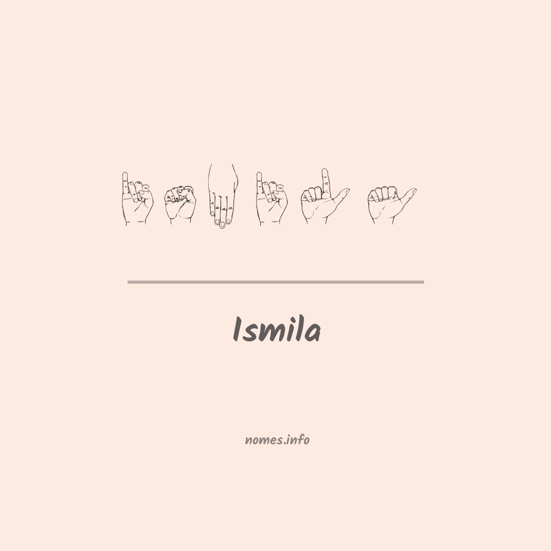 Ismila em Libras
