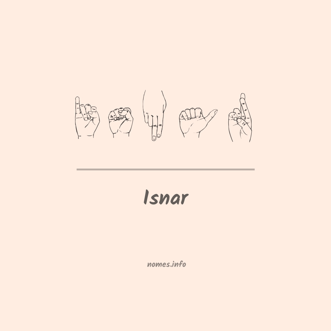 Isnar em Libras