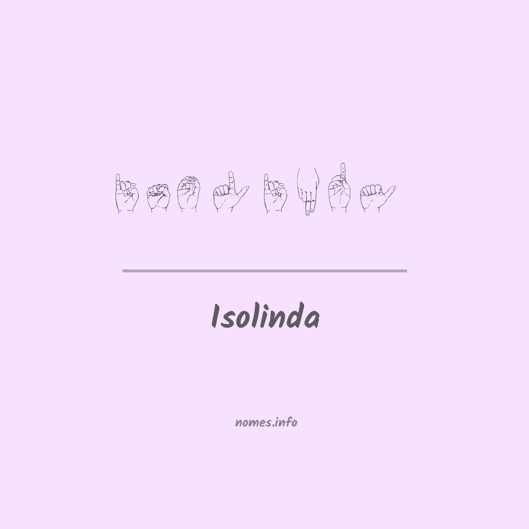 Isolinda em Libras