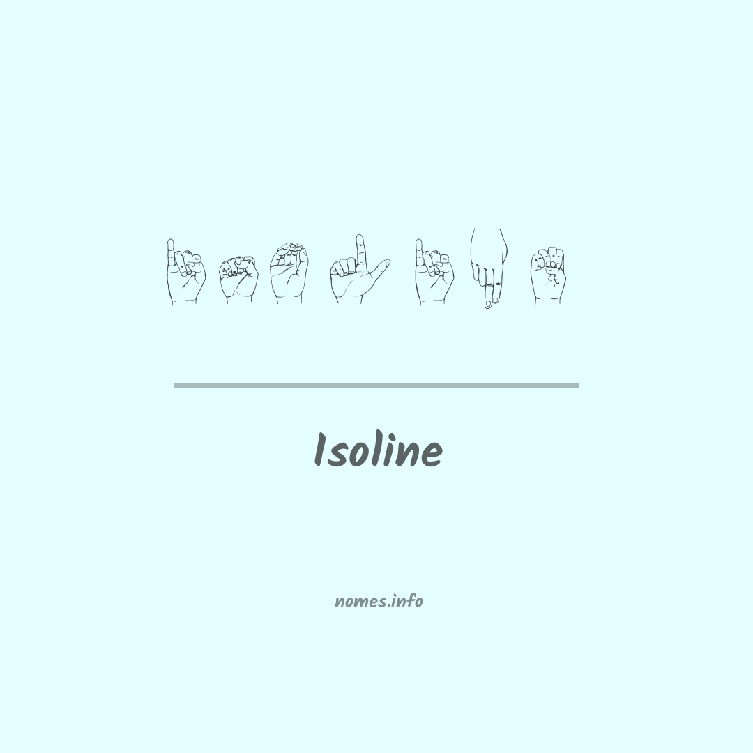 Isoline em Libras