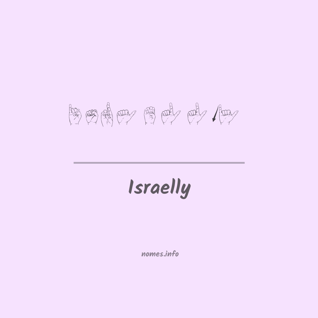 Israelly em Libras