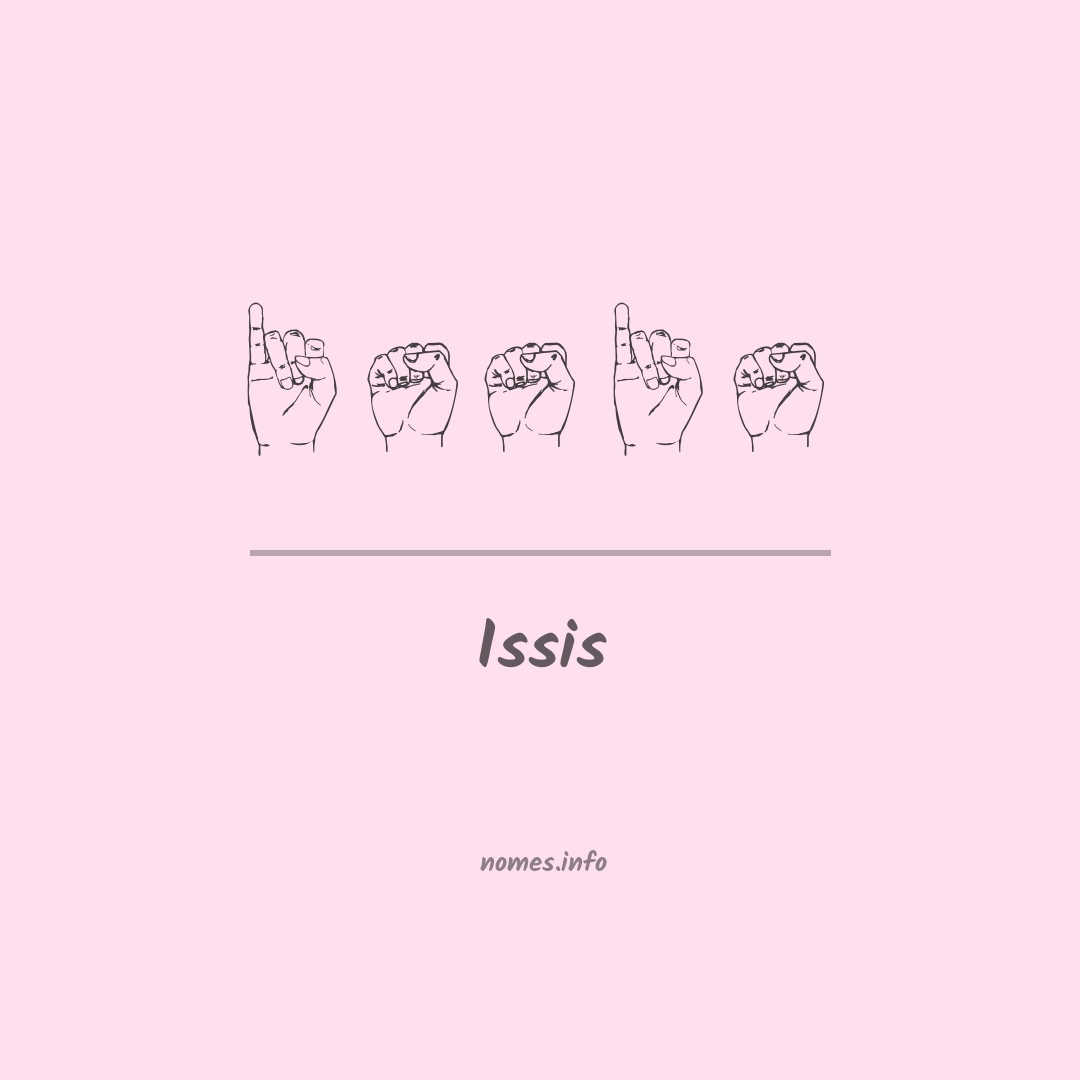 Issis em Libras