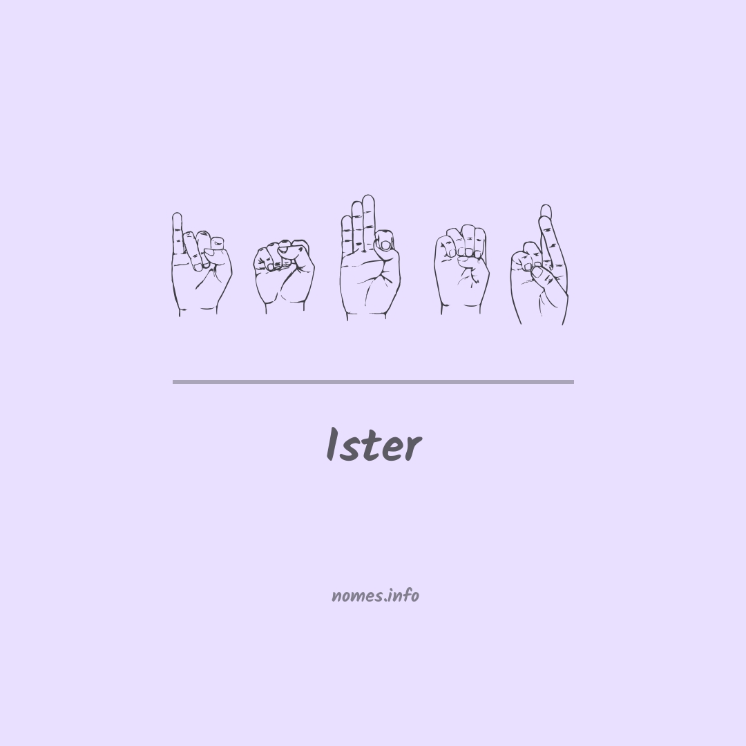 Ister em Libras