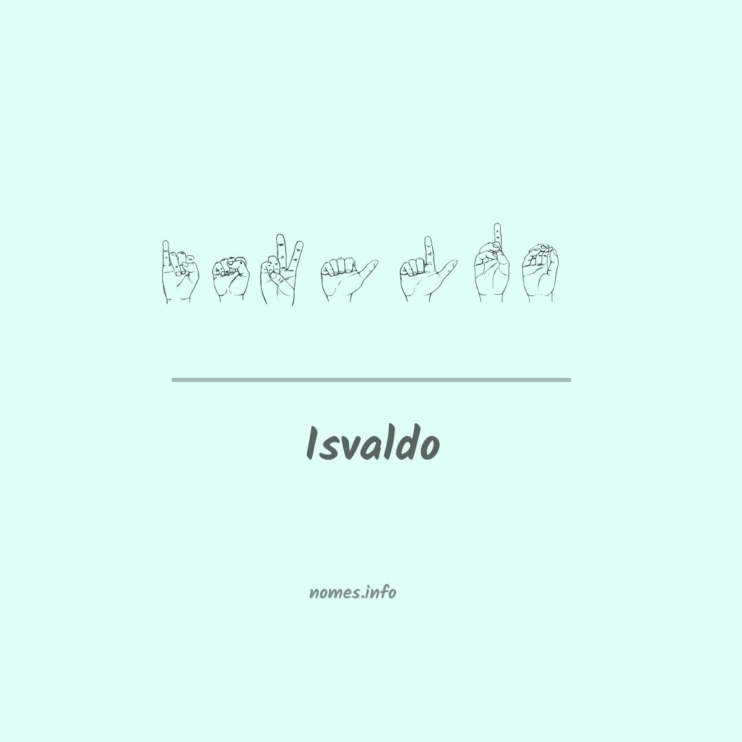 Isvaldo em Libras Isvaldo em Libras