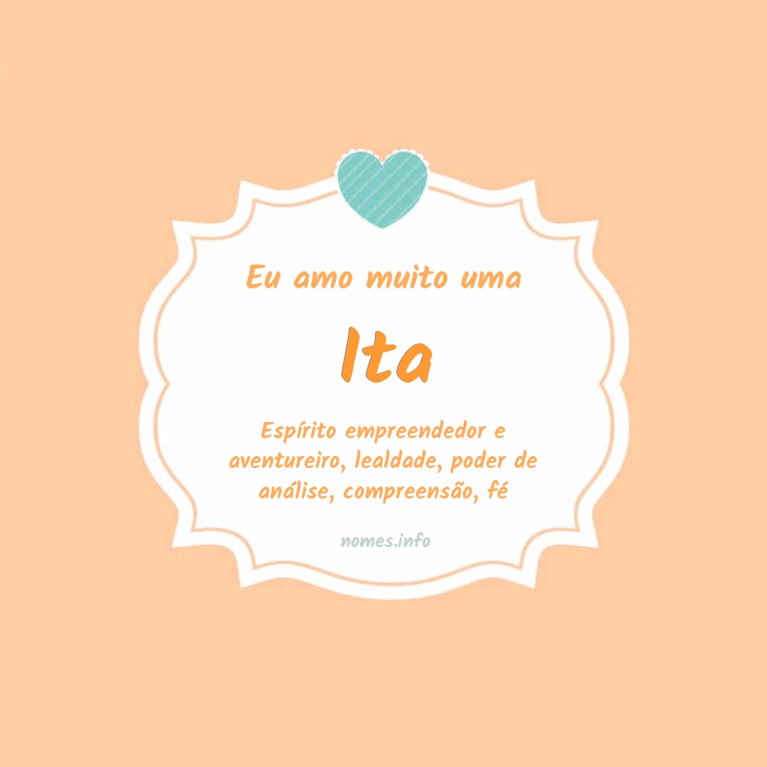 Eu amo muito Ita