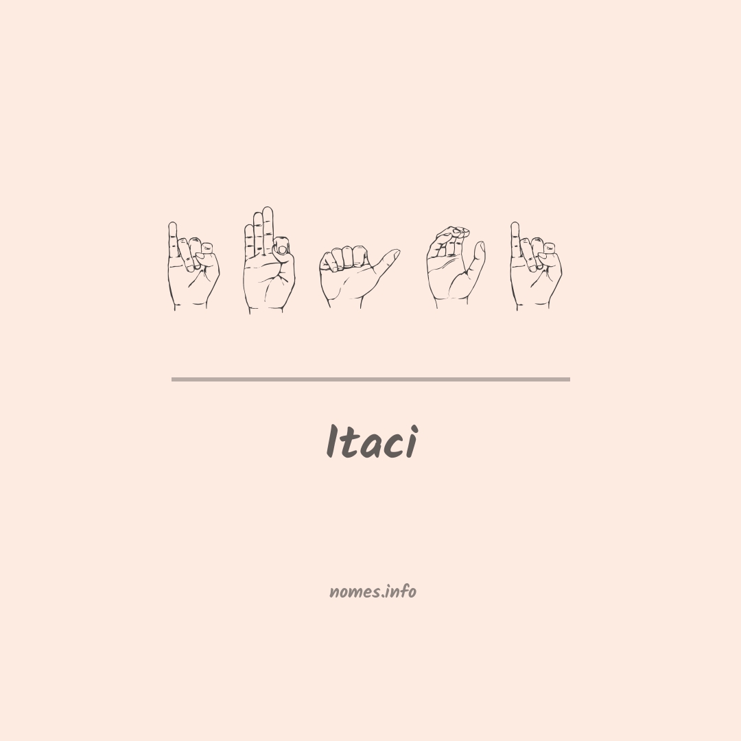 Itaci em Libras