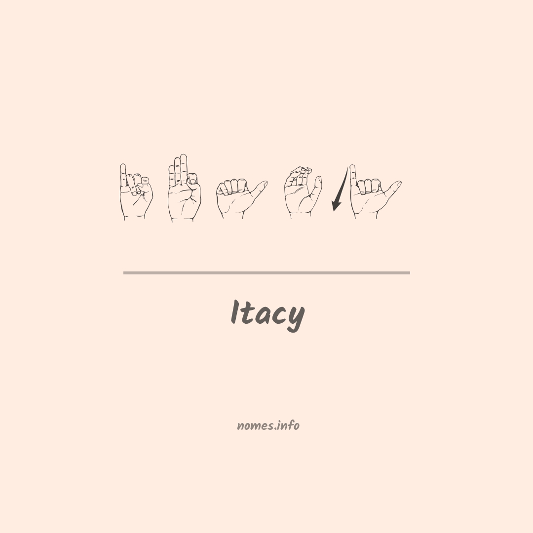 Itacy em Libras