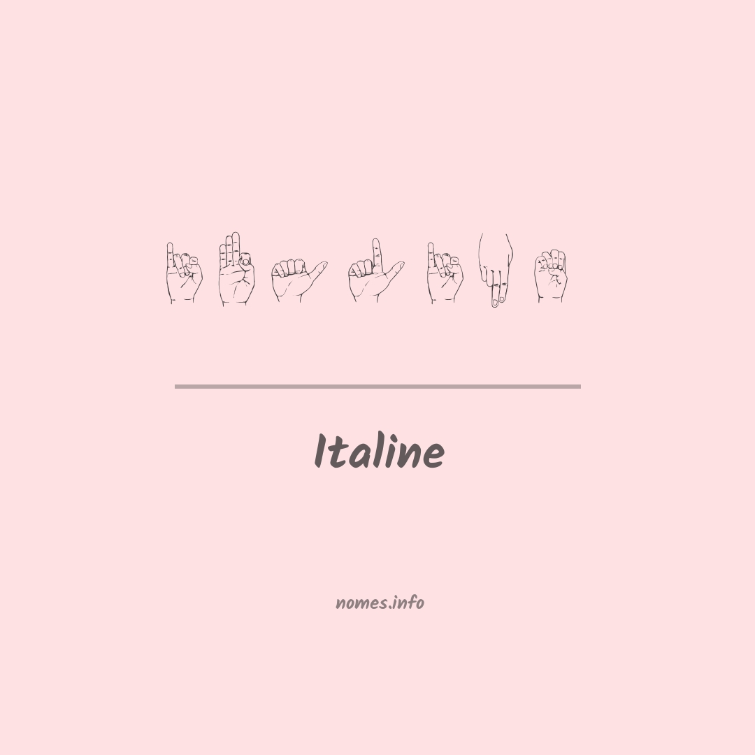 Italine em Libras