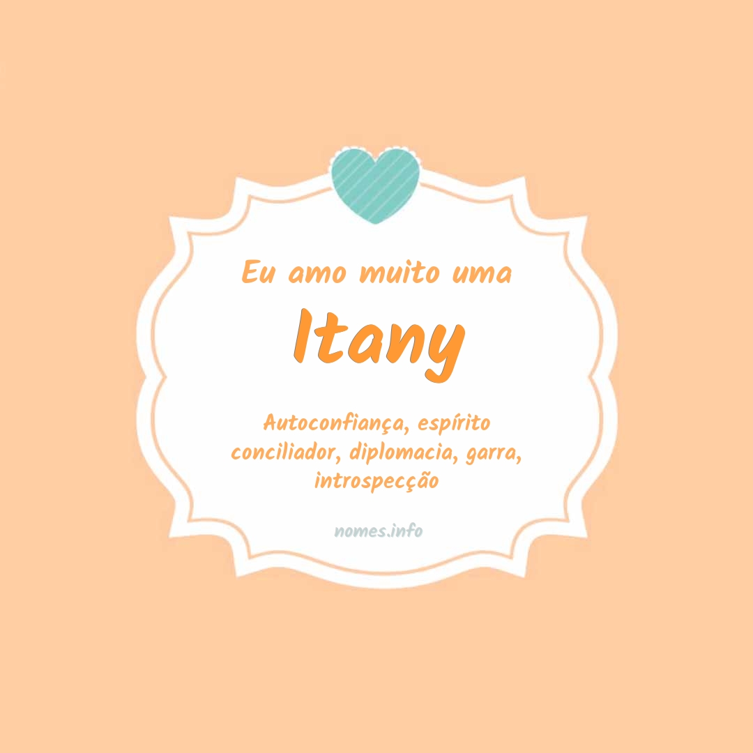 Eu amo muito Itany