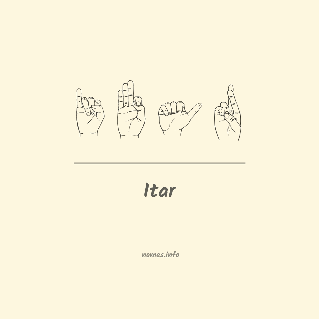 Itar em Libras