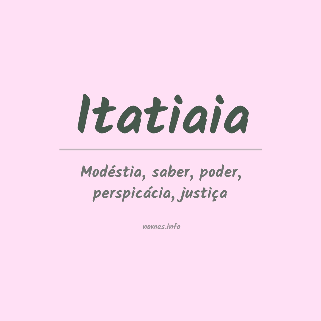 Significado do nome Itatiaia