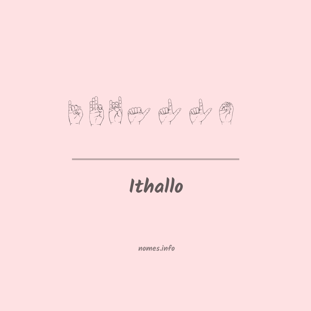 Ithallo em Libras