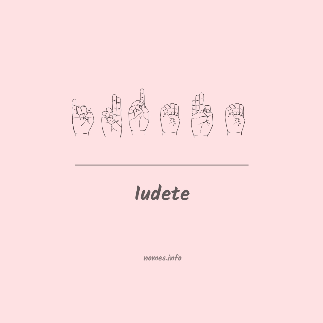 Iudete em Libras
